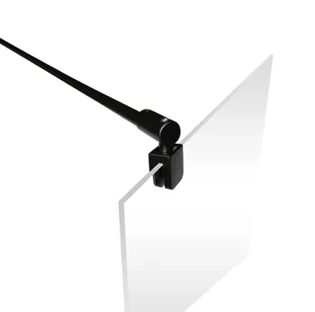 Barre de stabilisation pour paroi de douche, 1220 mm, noir