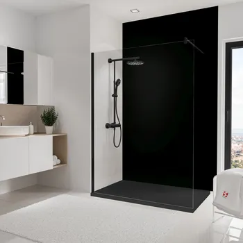 Panneau mural DécoDesign DécoDesign SOFTTOUCH, 150 x 255 cm, noir mat (867)