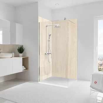 Panneau mural DécoDesign SOFTTOUCH, 100 x 210 cm, pierre calcaire (852)