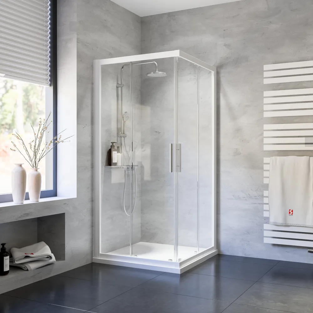 bis 2100 mm, Blanc, Transparent