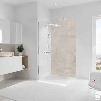 Panneau mural DécoDesign SOFTTOUCH, 100 x 210 cm, marbre greige (844)