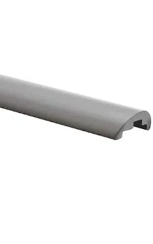 Barre de seuil droite pour porte de douche, alu-argenté